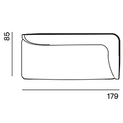 Aku Made to Order / 2,5-seat arm right