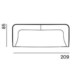 Aku Made to Order / 2,5-seat with arms