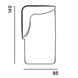 Aku op maat gemaakt / Longchair small arm links