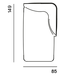 Aku op maat gemaakt / longchair small arm rechts