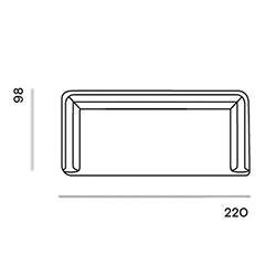 Bowie Made to Order / 2-seat Sofa