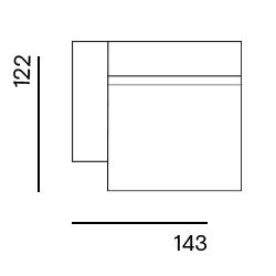 Dunbar Made to Order / 1,5-deep seat arm left