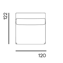 Lou Made to Order / 1,5-seat no arms